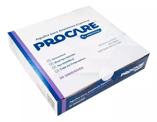 AGULHA PARA RAQUI Nº23 PROCARE
