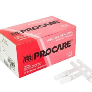 AGULHA GENGIVAL 27G LONGA C/100 PROCARE PROCARE
