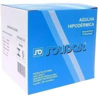 AGULHA HIPODERMICA 13X4,5 C/100 MEDIX