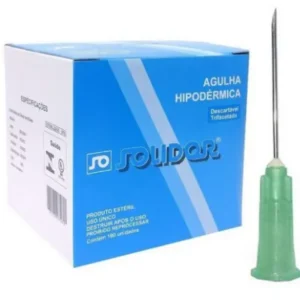 AGULHA HIPODERMICA 25X0,8 C/100 SOLIDOR