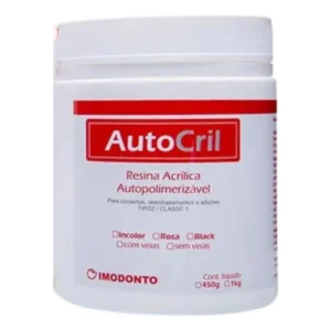 RESINA AUTOCRIL ROSA - 1 KG (POTE) IMODONTO