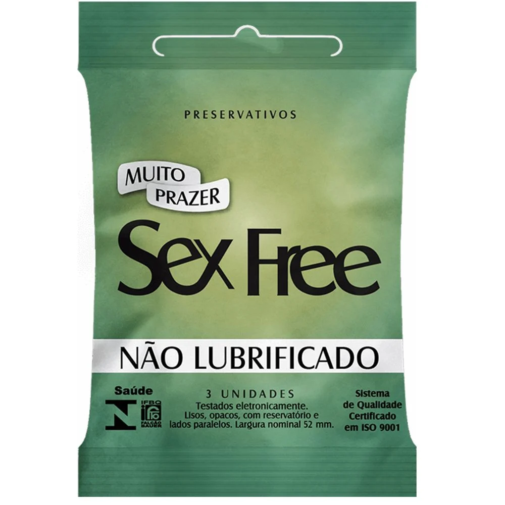 PRESERVATIVO MASC. NAO LUBRIFICADO SEX FREE