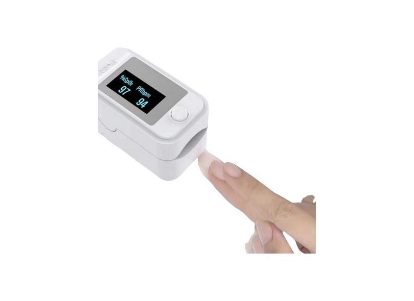 OXIMETRO DE PULSO PARA DEDO - BRANCO OM-98 OM-98