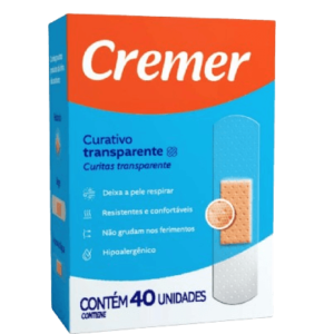CURATIVO TRANSPARENTE 40 UNID CREMER