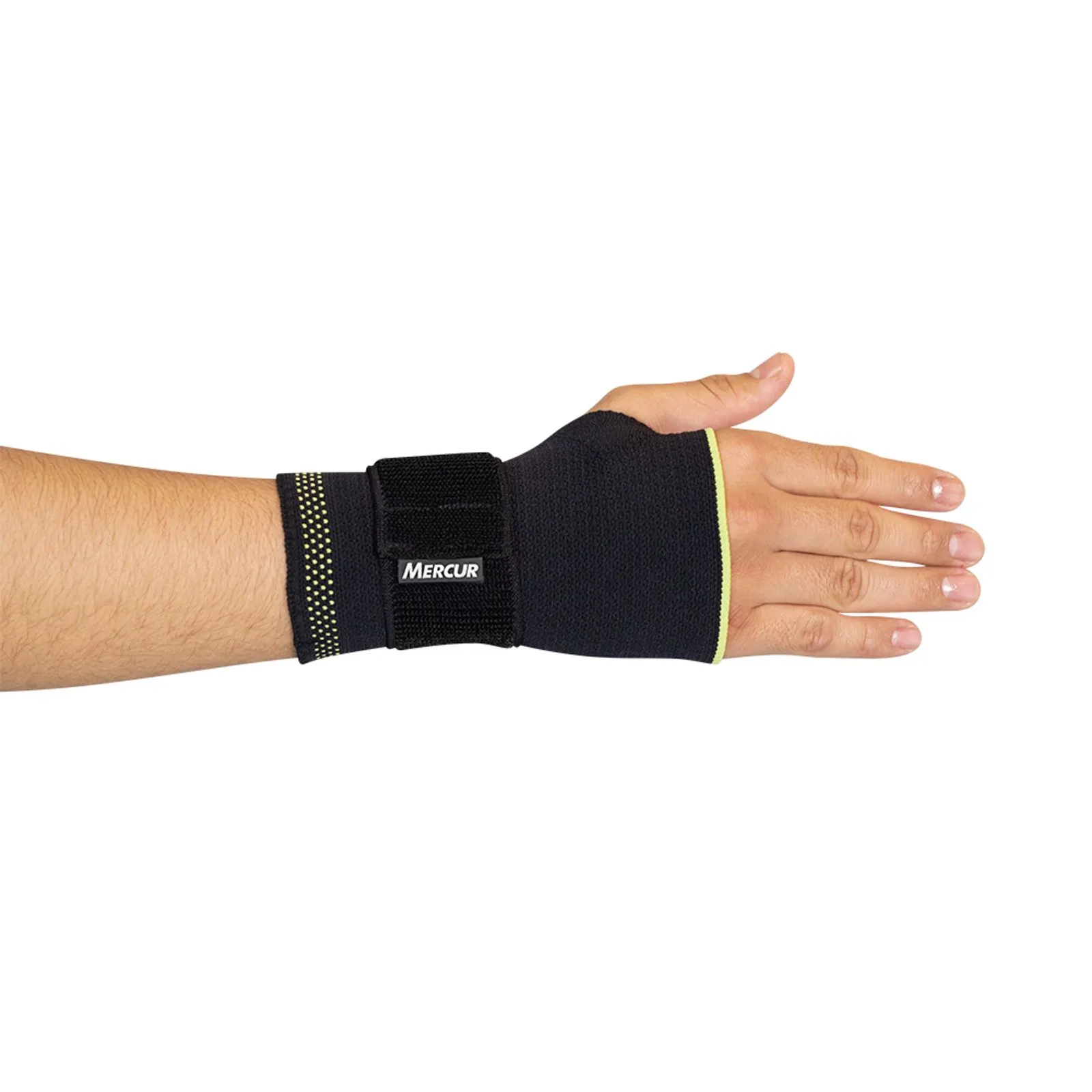 MUNHEQUEIRA DE COMPRES ELAST C/TALA M ESQ PRETO MERCUR