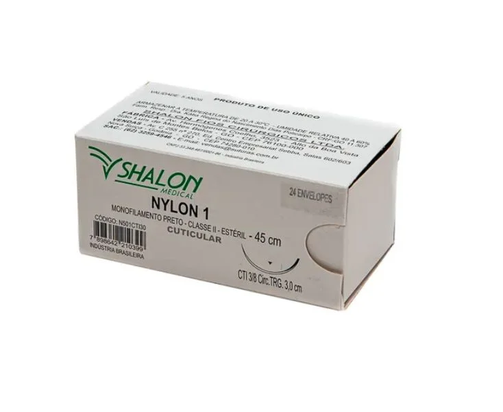 NYLON MON.PRETO 1 C/AG.4 CTI (CX 24 ENV) SHALON