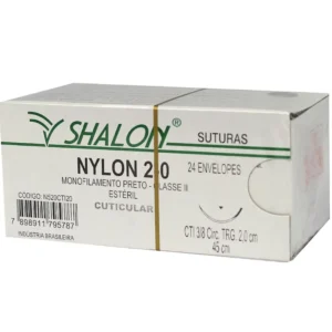 NYLON MON.PRETO 2-0 C/AG.2 CTI (CX 24 ENV) SHALON