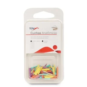 CUNHAS ANATOMICAS COLORIDAS - 100 UNIDADES SORTIDAS (PT/ES) TDV