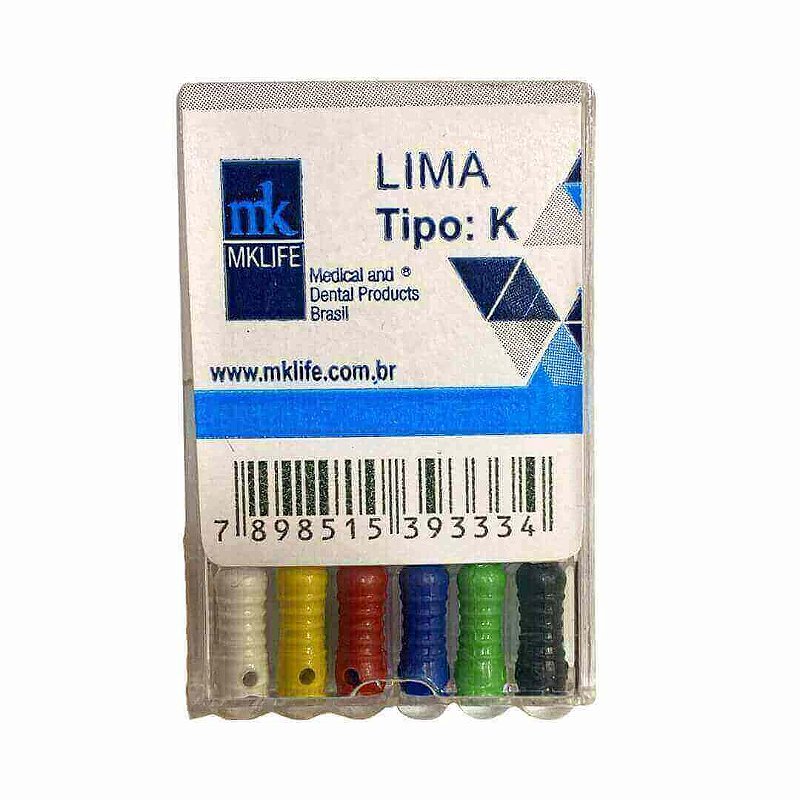 LIMA TIPO K. NO.35  25MM. - C/ 6 UNID. MK LIFE