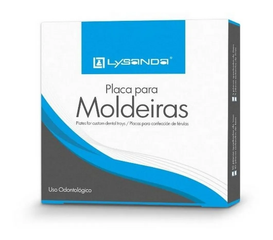PLACA P/ MOLDEIRA LYSMILE SOFT QUADRADA 1MM LYSANDA