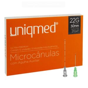 MICROCANULA 22GX50 0,70X50 + AGULHA 0,7X25 CX C/20 SR