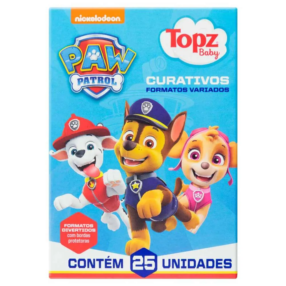 CURATIVO PATRULHA CANINA CHASE 25 UNID TOPZ