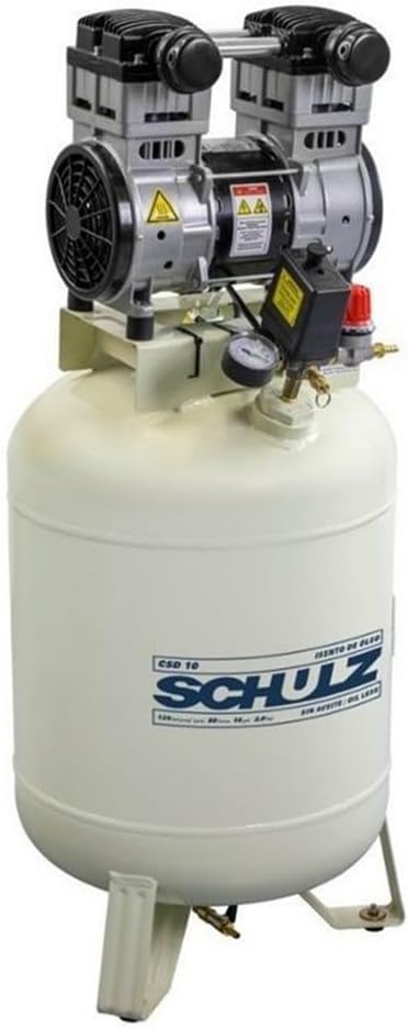 MOTOCOMPRESSOR AR ESTACIONARIO PISTAO CSD10ISENTO/60V 0A120PSI C/RESER. MOT.MONOF.2CV 220V 4P 60HZ SCHULZ