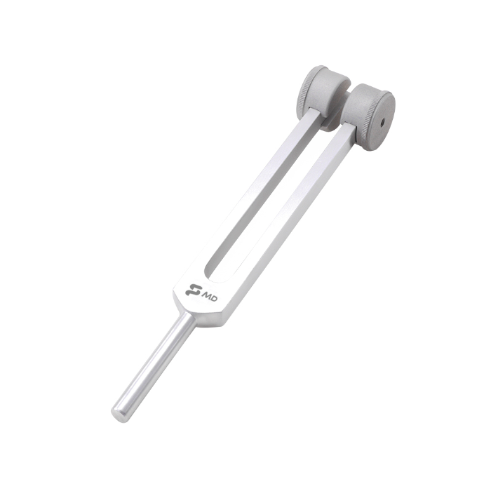 DIAPASAO MEDICO MD EM ALUMINIO PRATA 128 COM FIXADOR MACROSUL