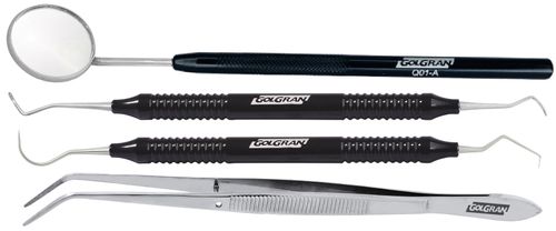 KIT CLINICO C/ 4 PCS BLACK GOLGRAN