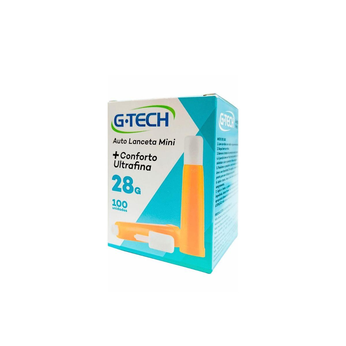 AUTO LANCETA G-TECH MINI 28G G-TECH