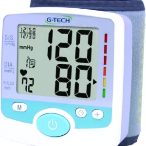 APARELHO DE PRESSAO DIGITAL AUTOMATICO DE PULSO G-TECH HOME C/ SELO G-TECH