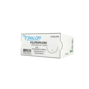 POLIPROPILENO 3-0 C/AG.2,5MR (CX 24 ENV) SHALON