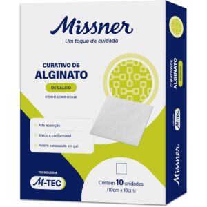 CURATI ALGINATO DE CALCIO 10CMX10CM CART C/10UN MISSNER