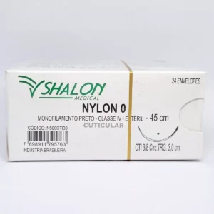 NYLON MON.PRETO 0 C/AG.3 CTI (CX 24 ENV) SHALON