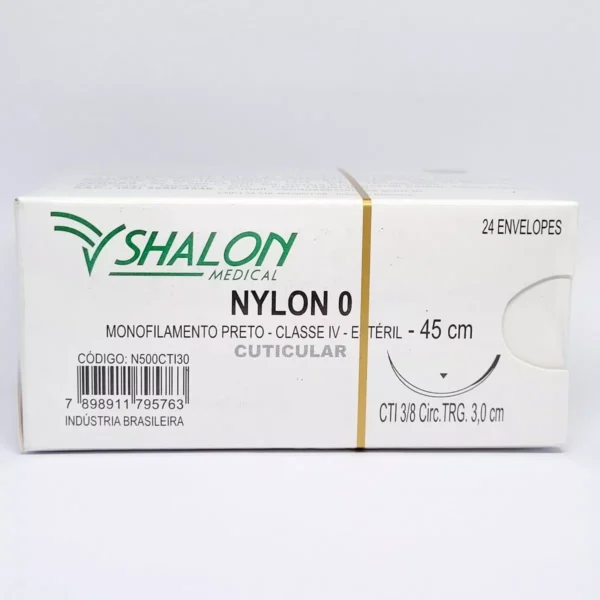 NYLON MON.PRETO 0 C/AG.3 CTI (CX 24 ENV) SHALON