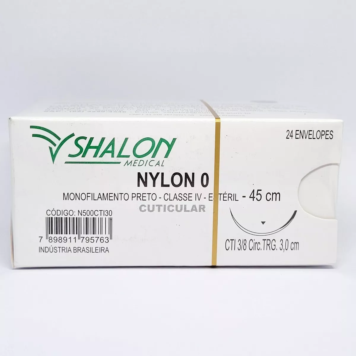 NYLON MON.PRETO 0 C/AG.3 CTI (CX 24 ENV) SHALON