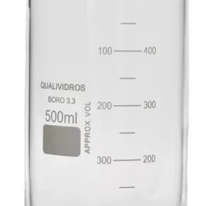 COPO BECKER FORMA ALTA BORO 3.3 GRADUADO 500ML (BERZELIUS) CRAL