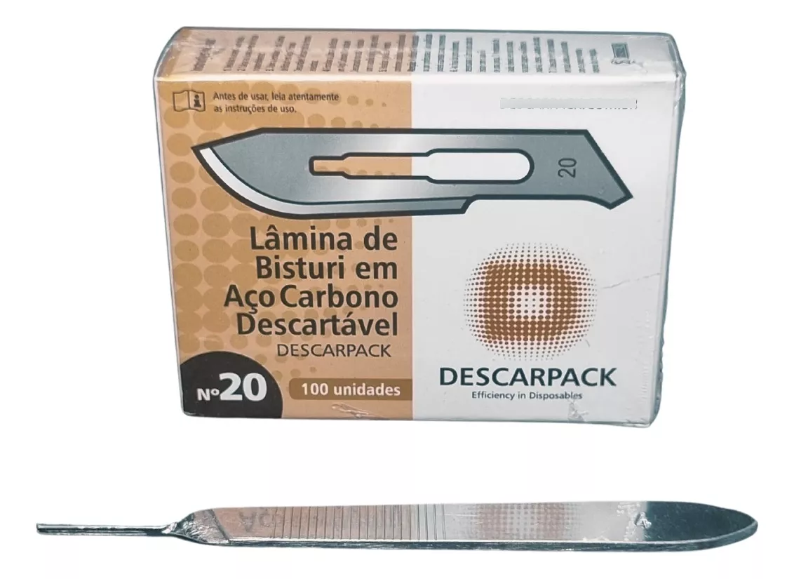 LAMINA BISTURI CARBONO N15 CX5000UN DESCARPACK DESCARPACK