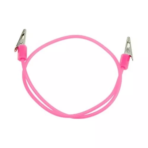 PRENDEDOR DE BABADOR JACARE - SILICONE - ROSA PINK LYSANDA