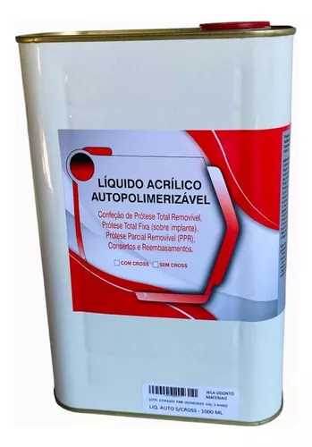 LIQUIDO AUTOPOLIMERIZAVEL STYLLOACRIL - 1L (LATA) TCL