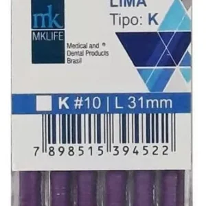 LIMA TIPO K NO.10  31MM. - C/ 6 UNID. MK LIFE