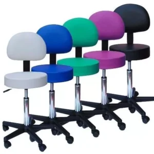 CADEIRA MOCHO COM ENCOSTO COM AJUSTE DE ALTURA A GAS VARIAS CORES COR:VERDE CLARO BEST PRO
