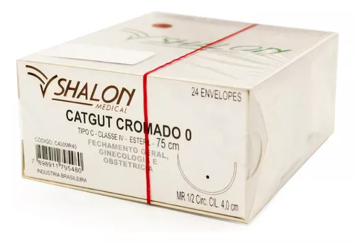 CATGUT CROMADO 0 C/AG.3 CR (CX 24 ENV) SHALON