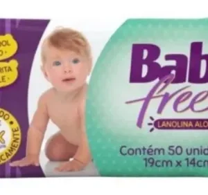 TOALHA UMEDECIDA BABYFREE C/50 QUALYBLESS