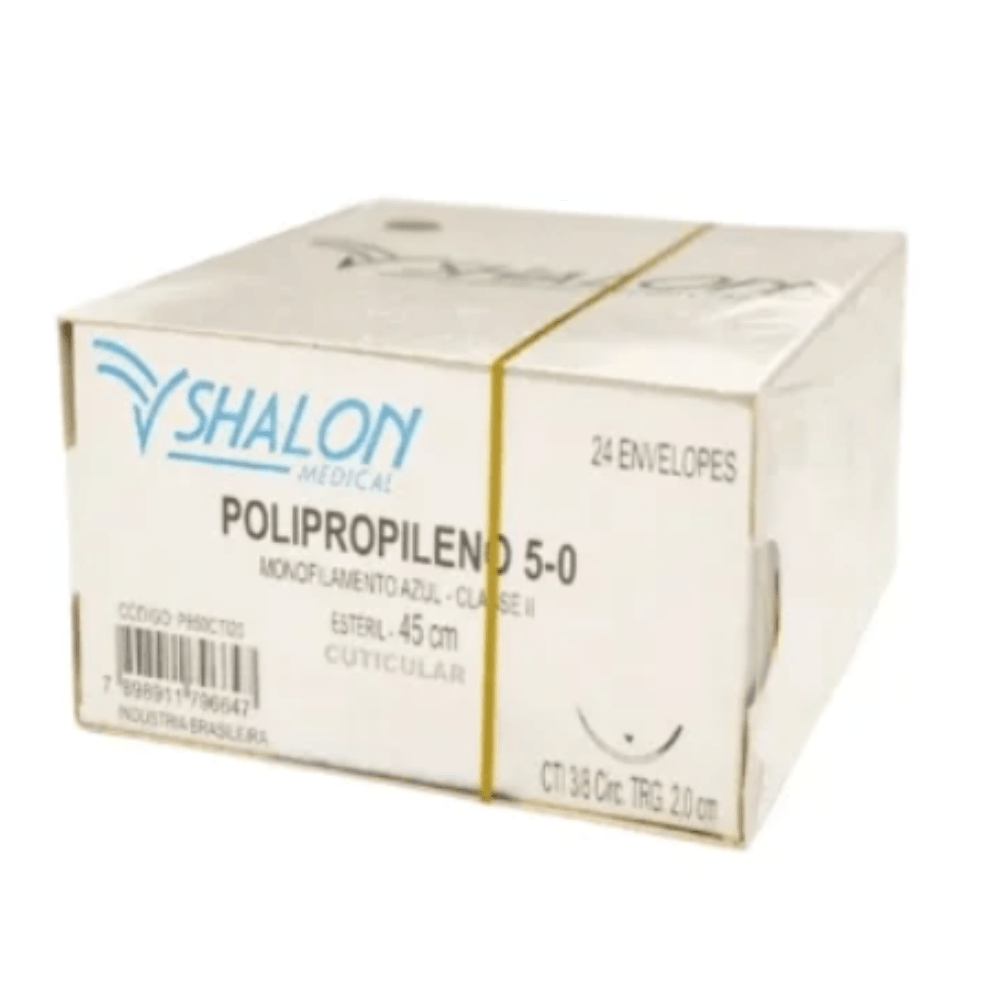POLIPROPILENO 5-0 C/AG.2 CTI (CX 24 ENV) SHALON