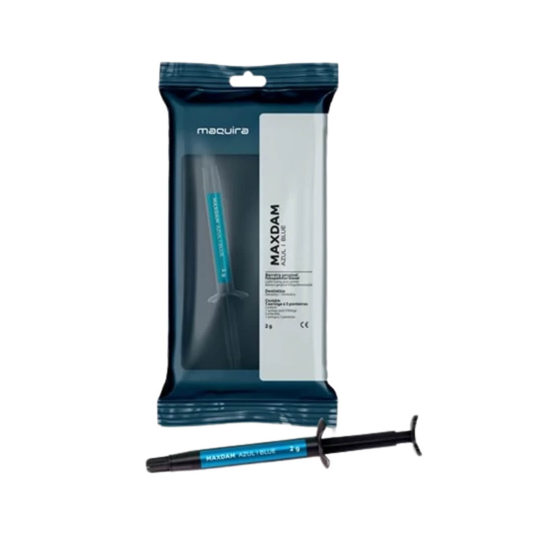 MAX DAM - BARREIRA GENGIVAL 2GR AZUL MAQUIRA