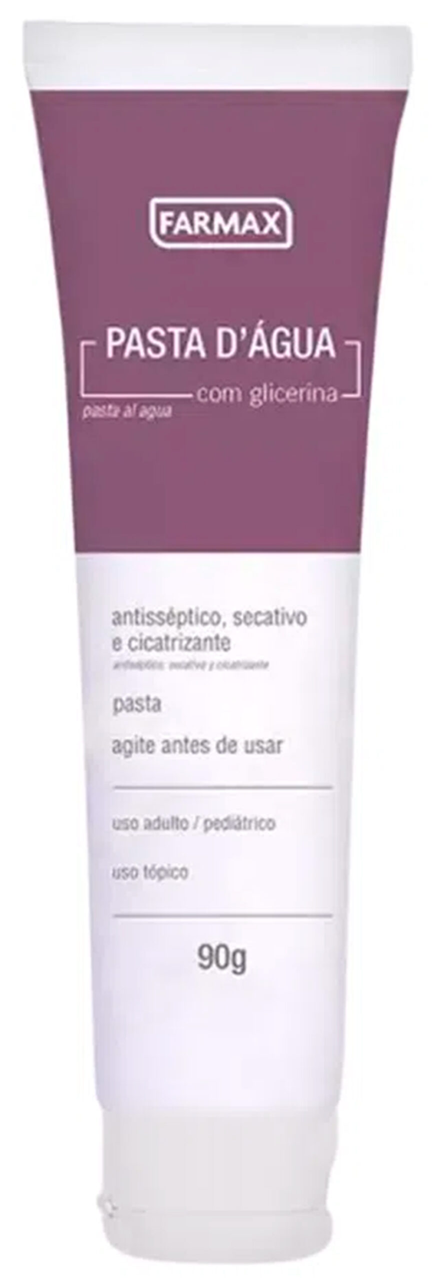 PASTA DAGUA COM GLICERINA 90G FARMAX