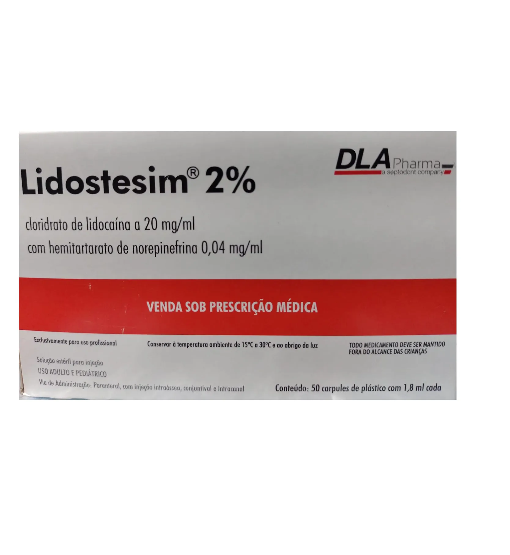 LIDOSTESIM AD 0,02 CX C/50 DLA PHARMA