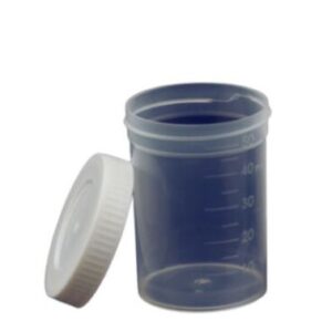 COLETOR SEM PA NAO ESTERIL A GRANEL 50ML TRANSLUCIDO TAMPA BRANCA CX/1000 CRAL