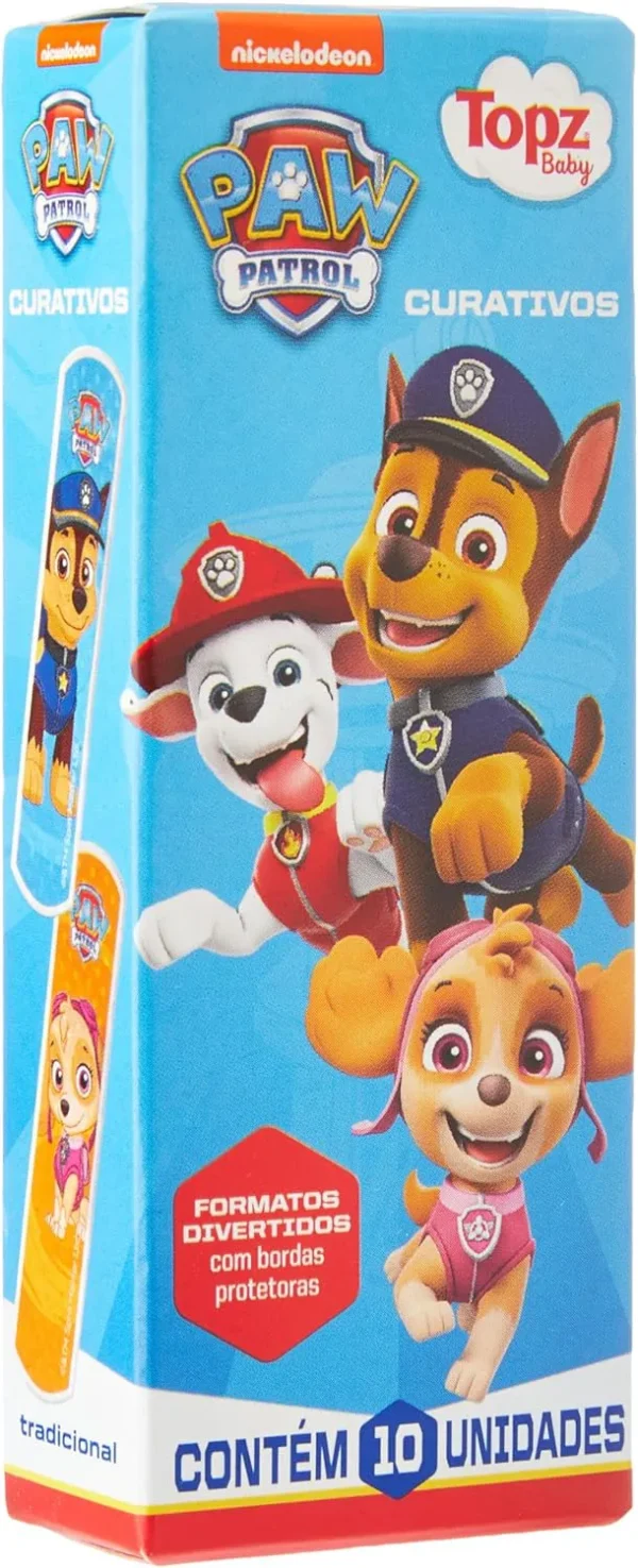 CURATIVO PATRULHA CANINA CHASE 10 UNID TOPZ
