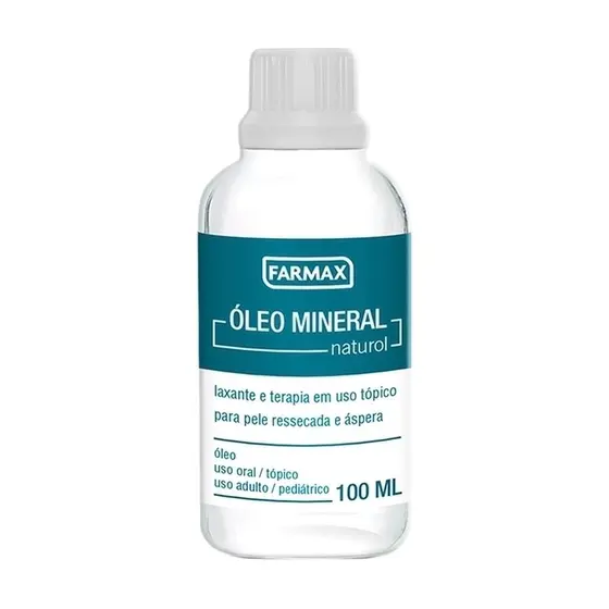 OLEO MINERAL 100MG/ML 100ML CX C/48FR FARMAX