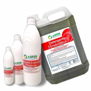 DETERGENTE ENZIMATICO 5 ENZIMAS 5L ASFER