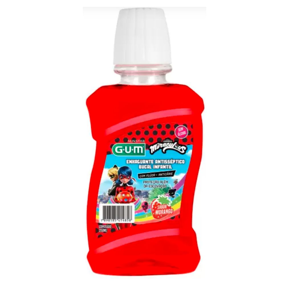 GUM ENXAGUANTE MIRACULOUS 250ML SUNSTAR