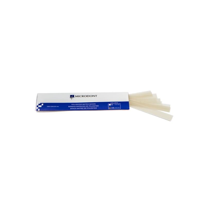 BANDA MATRIZ DE POLIESTER - C/ 25 PC MICRODONT