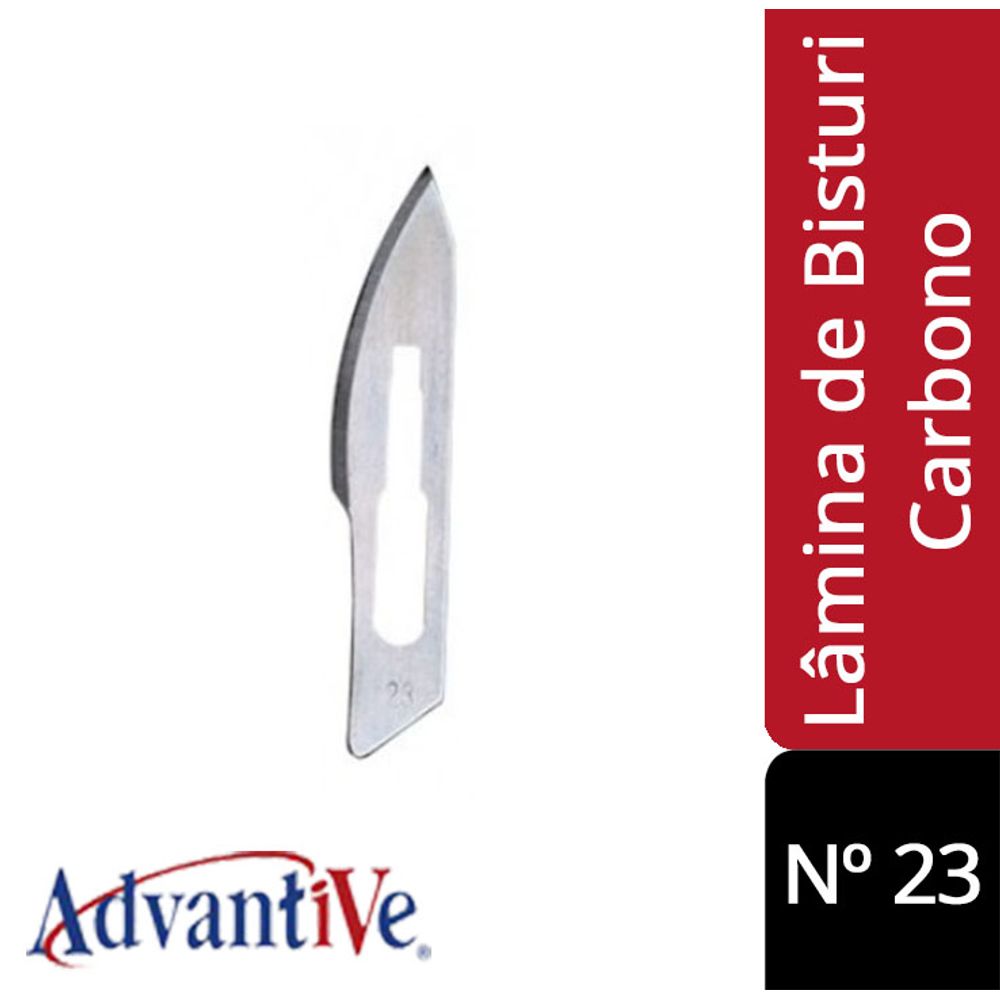 LAMINA BISTURI Nº 23 CARBONO ADVANTIVE