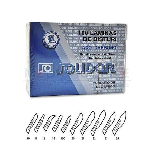 LAMINA DE BISTURI N. 21 SOLIDOR