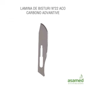 LAMINA BISTURI Nº 22 CARBONO ADVANTIVE