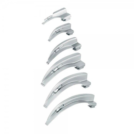 LAMINA ACO INOX MD DE LARINGOSCOPIO CONVENCIONAL MACINTOSH 0 MACROSUL