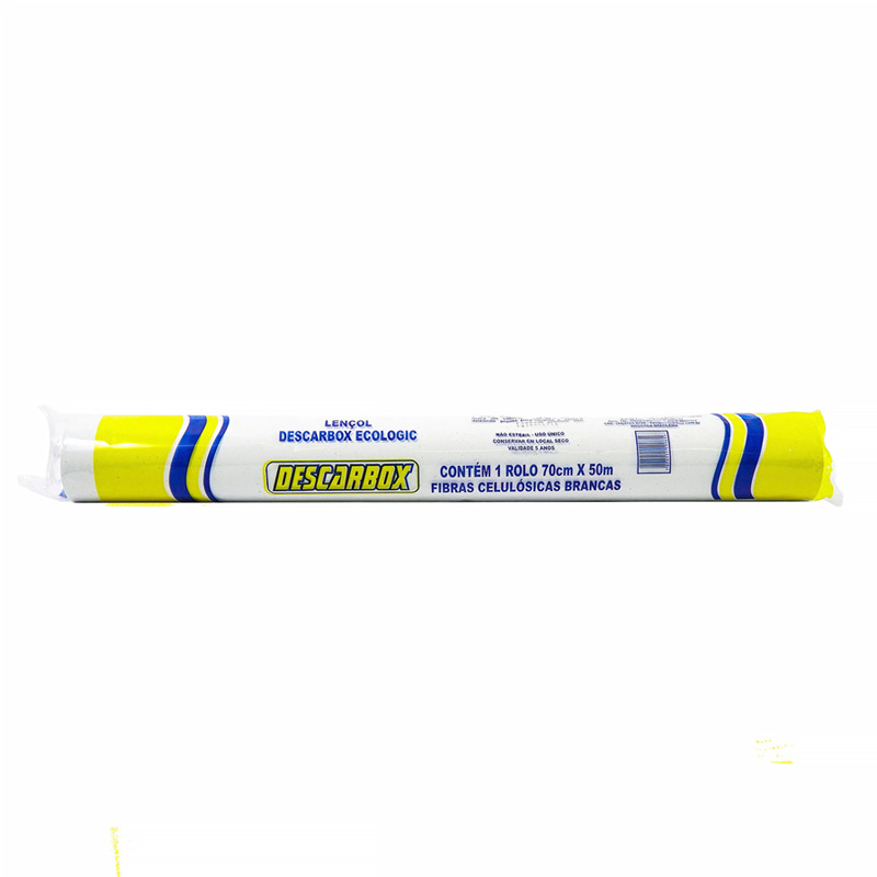 PAPEL LENCOL HOSPITALAR 70CMX50M ECOLOGIC RL DESCARBOX