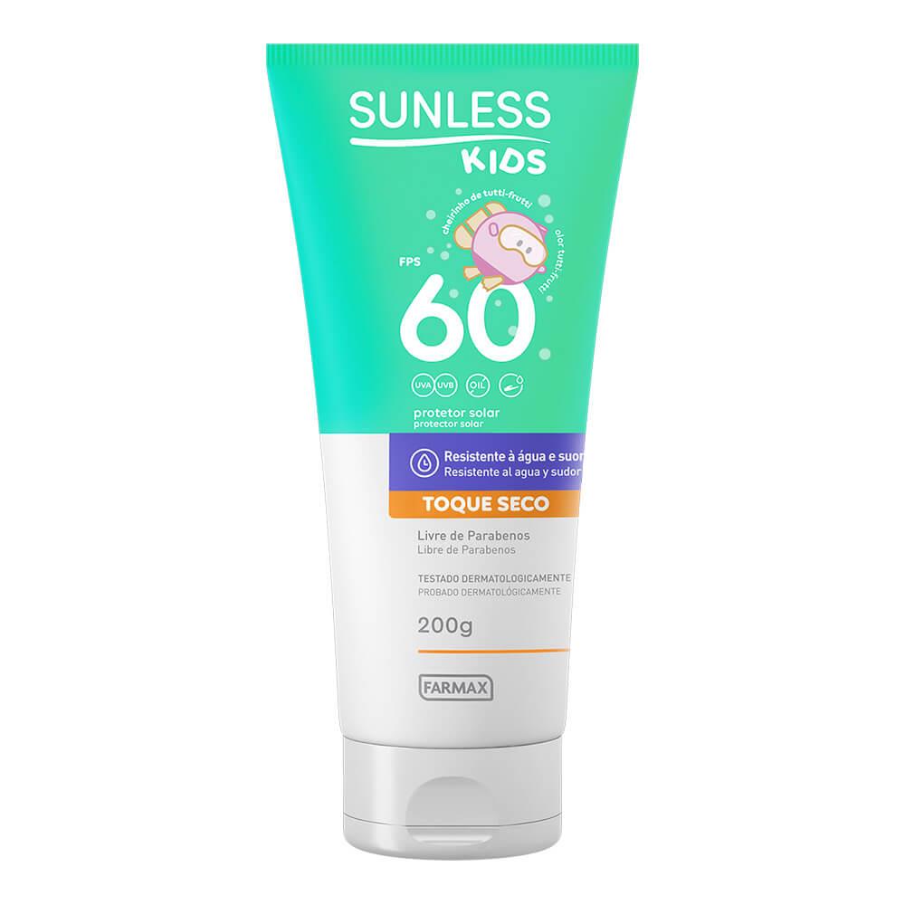 PROTETOR SOLAR FPS 60 SUNLESS 200G FARMAX